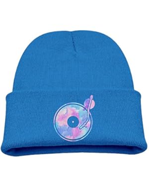 Turntable Watercolor Unisex Baby Cute Cotton Beanie Hat Skull Infant Cap Toque Cap