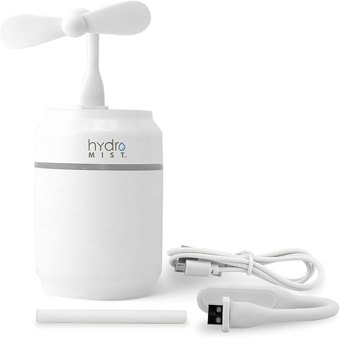 JML Hydro Mist 4in1 personal mist humidifier with fan & light