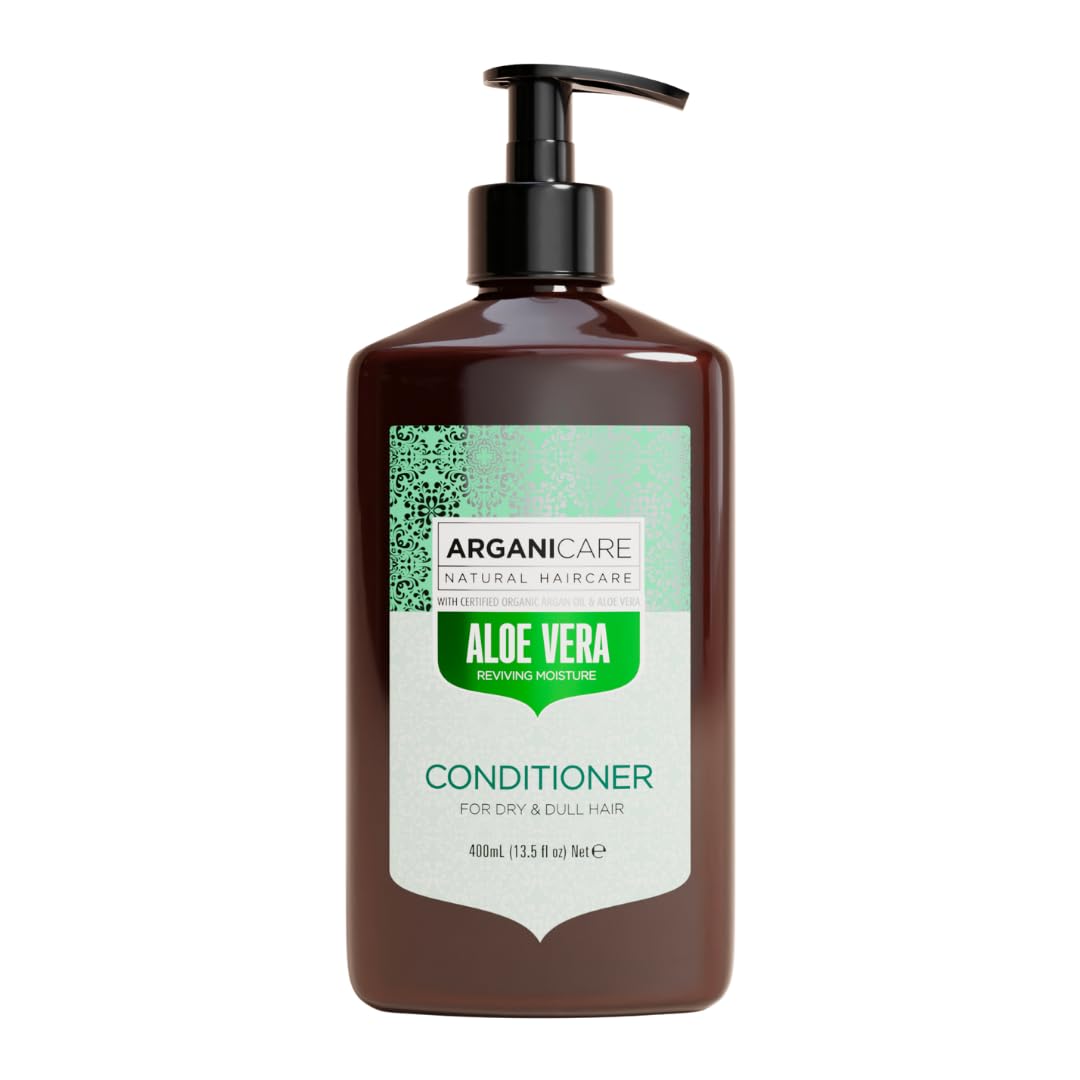 Arganicare | Aloe Vera Conditioner | Intensive Hydration & Softness | Smooth & Manageable Hair | All Hair Types | 400 ml