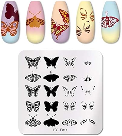 Amazon Ccfz4 スネークスキンパターンネイルスタンピングテンプレートネイルデザインスタンププレートステンレススチールネイルアートプレートステンシルツール Color Pyf014 ネイルスタンパー ステンシル 通販