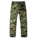 Waterproof Tactical Military Army Combat Softshell Pants Camouflage Shark Skin Fleece Ling Outdoor Sports Camping Hiking Trousers