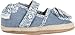 Robeez Jourdan Espadrille Soft Sole Crib Shoe (Infant), Chambray, 6-12 Months M US
