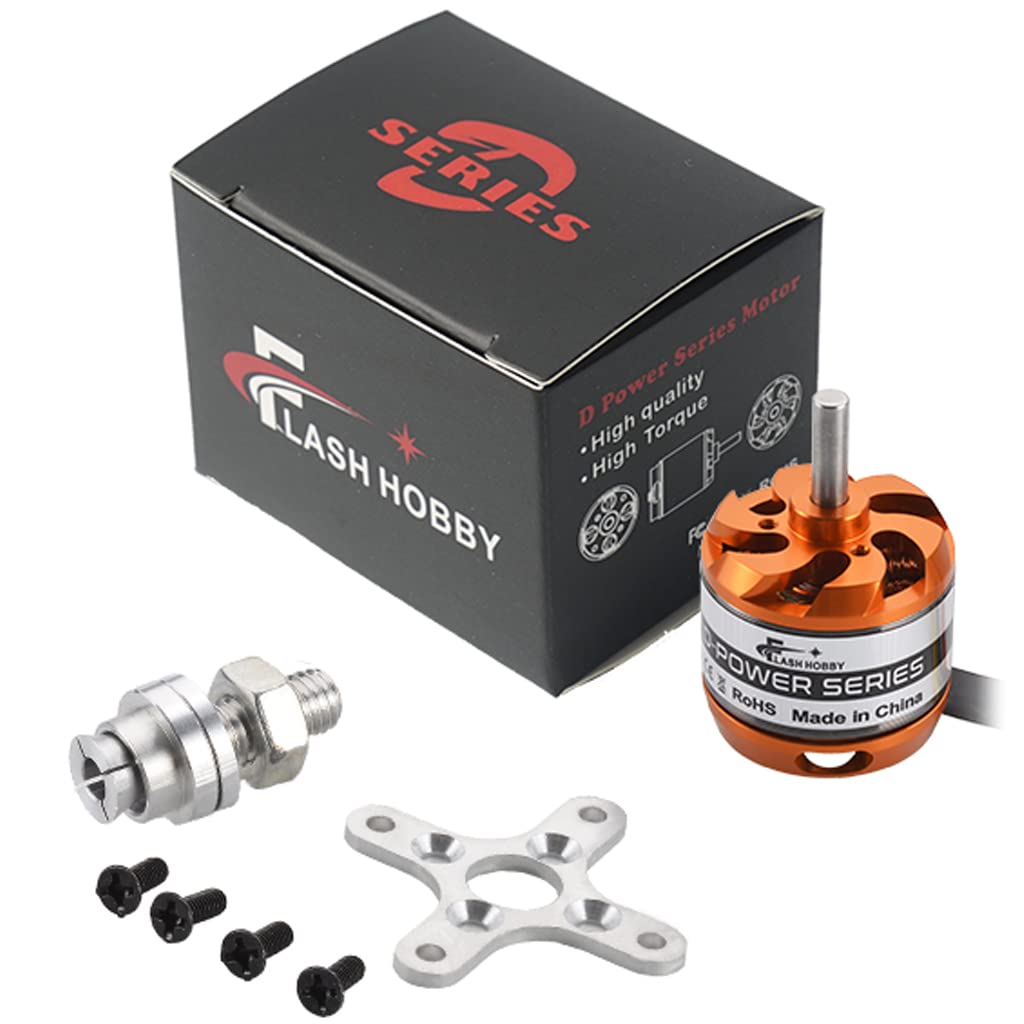 Photo 1 of FLASH HOBBY D3536 1450KV Brushless Outrunner Motor with 2-4s Lipo (1450kv)