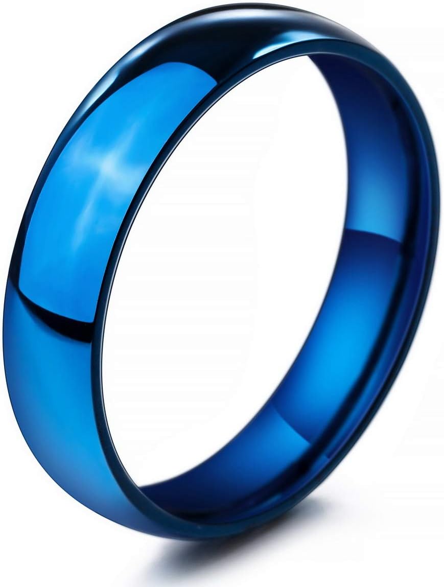 MunkiMix Wide 2mm Stainless Steel Band Ring Silver Tone Wedding Men,Women