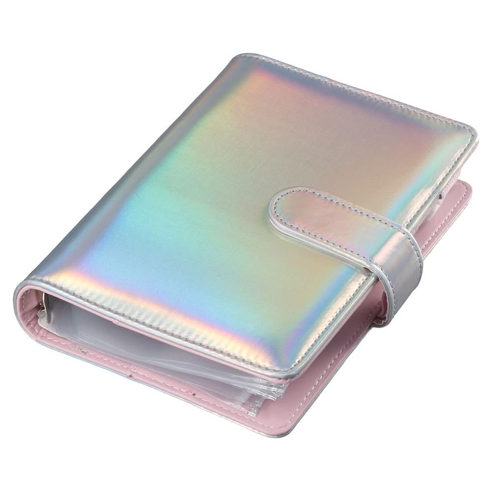 Risedot A6 Colorful Budget Organiser, PU Leather Budget Planner, PU Leather Money Organizer, for Cash Saving Budget System Wallet