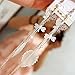 Willtoo Butterfly Dragonfly Leaf Drop Long Chain Dangle Earrings Cute Jewelry (Silver)