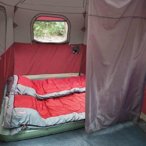 Amazon Com Coleman Hampton 6 Person Family Camping Cabin Tent W