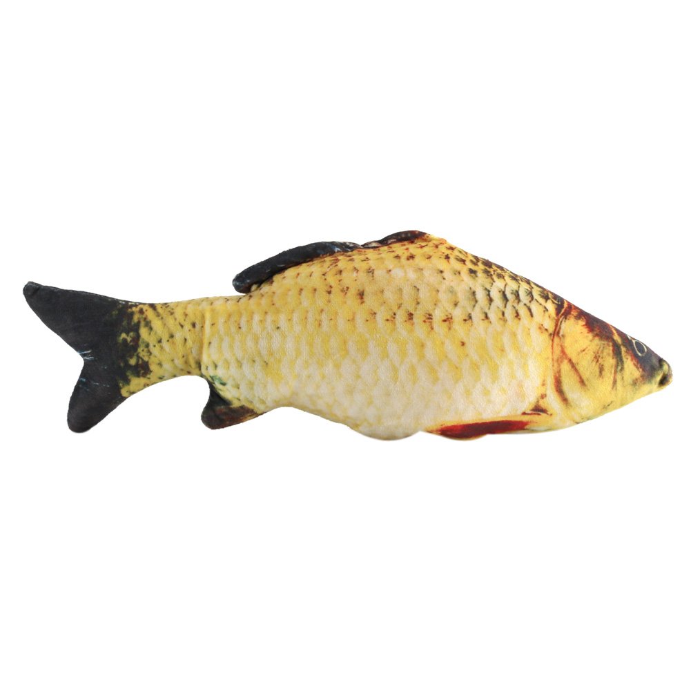 Hztyyier Realistic Fake Fish, Soft Fish Cushion Pillow Carp Plush Pillow, Pillow Gift Stuffed Animal Toy (40cm)
