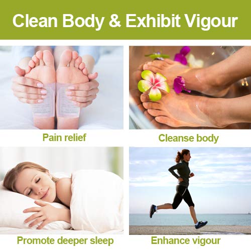 Foot Pads - FDA Natural Foot Care, Relieve Stress & Sleep Better, 50 Adhesive Sheets and 50 Foot Pads