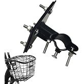 Mounting Brackets With Screws And Nuts For Bike Basket Installation, Bike Basket Mounting Bracket Accessories Holder Mount Adapter For Various Bikes, Bicycle Cargo Rack