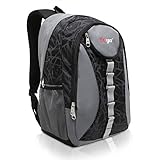 18 Inch MGgear Student Bookbag / Children Sports Backpack / Travel Carryon, Gray