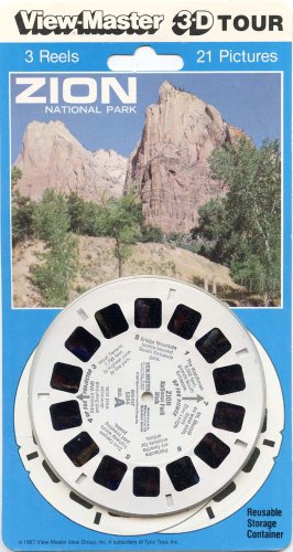 ViewMaster - Zion National Park, Utah - 3 Reels on Card - NEW by 3Dstereo ViewMaster