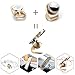 Moflycom Universal Magnetic 2 in 1 Premium Car Mount 360 Rotation Finger Ring Grip Magnetic Car Cell Phone Stand Holder for Any Size Phones [iPhone 6/6S/6 Plus/7/7 Plus,Samsung & More] Gold