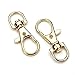 Coolrunner Chrome Color Swivel Eye Lobster Snap Clasp Hook for Key Ring 38x16mm 30pcs (Gold)