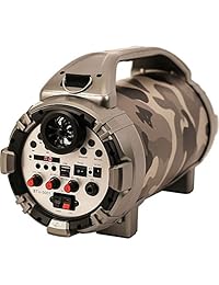 Blackmore btu 5001 u Pro Audio Altavoz recargable con Bluetooth FM USB TF mic in, Urban Camo