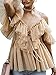 Simplee Women's Off Shoulder Sexy Ruffle Deep V Neck Blouse Shirt Lace Up Top (Nude 4-6)