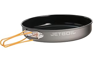 Jetboil 10-Inch Non Stick Camping Cookware Fry Pan for Jetboil Camping and Backpacking Stoves