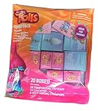Trolls Treat Box Combo Pack 20 Boxes with Stickers Tattoos and Stampers