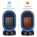 COMLIFE Portable Space, PTC Ceramic Heater with Fan&Auto Oscillation, ETL Listed, Small Desktop Heating Fan with Overheat & Tip Over Protections for Office Indoor Home, 600 W