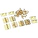 Dophee 50pcs Small Pure Copper Hinges 0.71