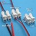 Striveday™ 3p Spring Connector no welding screws Quick Connector cable clamp Terminal Block 3 Way