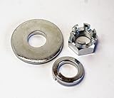 Kawasaki Mule Brake Drum Attachment Kit with Castle Nut, Split Washer, Flat Washer