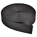 Bluecell 1 Inch Wide Black Nylon Heavy Webbing Strap, 10 Yards