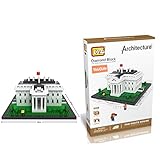 YouCute Loz Micro Blocks,the white house, Small Building Block Set, Nanoblock Compatible (1170 pcs)