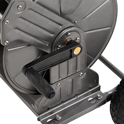 Giraffe Tools Garden Hose Cart with Wheels, Heavy Duty Water Hose Reel