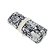Damero 72 Canvas Colored Pencils Wrap, Roll up Pen Holder Case with Zipper Pouch for Accessories, Cute and Multi-purpose (NO Pencil included)