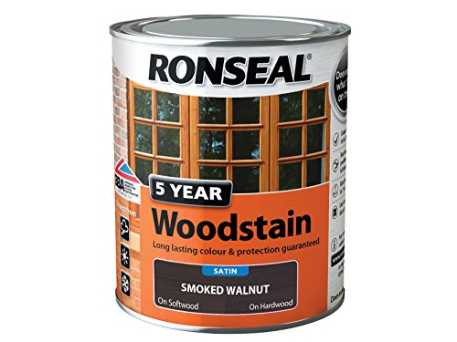 Ronseal 5YWSW750 750 ml 5 Year Smoked Woodstain Paint - Walnut