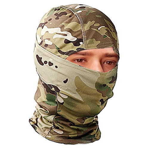 Máscara Táctica Del Ejército Unisex Pasamontañas Capucha Militar A Prueba De Polvo Camuflaje De Secado Rápido Compra Barata En