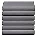 (6-Pack) Luxury Fitted Sheets! Premium Hotel Quality Elegant Comfort Wrinkle-Free 1500 Premier Hotel Quality 6-Pack Fitted Sheet with Storage Pockets on Sides, Twin/Twin XL Size, Gray