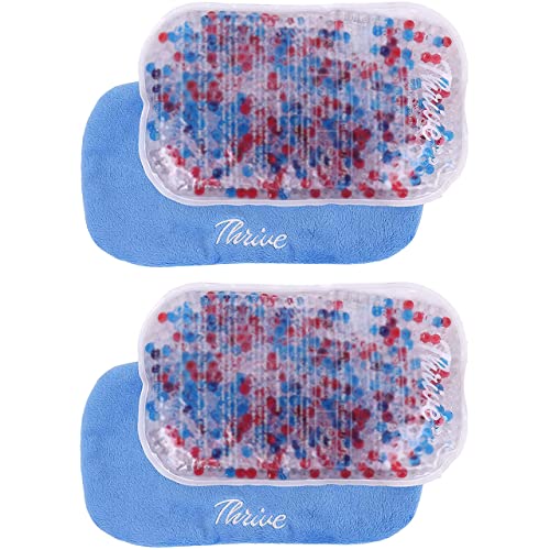Thrive Gel Ice Packs for Injuries Reusable (2 Pack) FSA HSA Approved