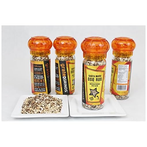Grate Grinds Santa Maria BBQ Rub in an easy to use 4 oz. glass spice