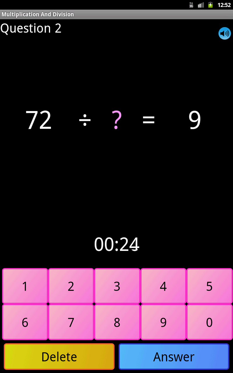 Amazon Com Multiplication And Division Appstore For Android