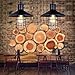 6 Pack Vintage Edison Light Bulbs, 60W E26/E27 Base Dimmable Replacement Light Bulbs for Wall Sconces Lights, Antique Squirrel Cage Lights, Pendant Island Ceiling Chandelier Light Lamps, Amber Warm