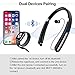 Bluetooth Headset, Bluetooth Headphones-LBell 30 Hrs Playtime Wireless Neckband Design W/Foldable Retractable Headset for iPhone IOS Android Smart Phones [Upgraded Version for SX-991/ KKY-992] (Black)