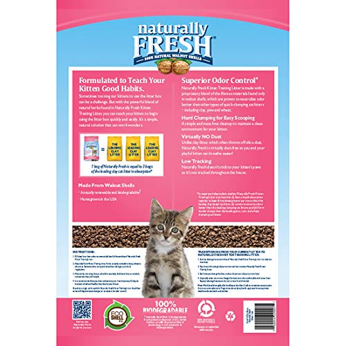 Naturally Fresh Cat Litter WalnutBased QuickClumping Kitty Litter
