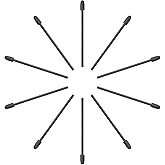 HUION PN06F 10-Pack Replacement Felt Nibs for PW600L Stylus | Compatible with Kamvas 13 (Gen 3), Kamvas 13 (Gen 3) SE, Kamvas Pro 16 V2, Kamvas 16 (Gen 3), Kamvas Pro 19/27