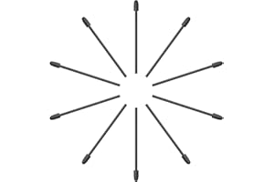 HUION 10 Pack Upgraded Replacement Felt Nibs PN06F Compatible with Pen Stylus PW600L for Drawing Tablets Kamvas 13(Gen 3), Kamvas 16(Gen 3)，Kamvas Pro 19/27