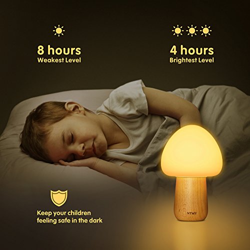 image for Night Lights for Kids, NTMY LED Baby Night Light Bedside Lamp with Wir