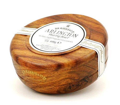 D.R.Harris & Co Arlington Mahogany Shaving Bowl & Shaving Soap 100g