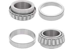 QJZ Cone: 13686 Race:13621 - Tapered Roller Bearing 1-1/2 in x 2.717 in x 1.031 in (ID x OD x Bearing Width) | 38.1 mm x 69.012 mm x 26.195 mm (ID x OD x Bearing Width) - 2 Sets