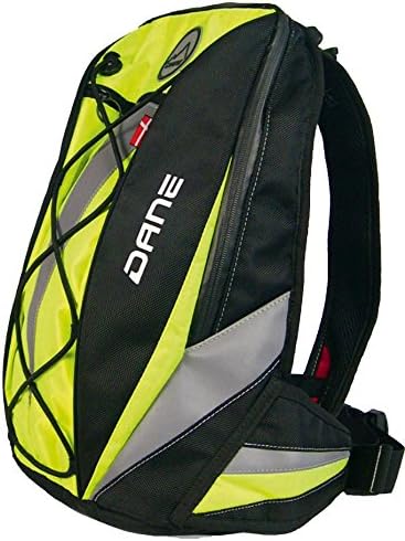 Dane Neon Motorcycle Rucksack with Rain Cover