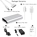 GISSARAL 24000mAh 90Wh Carry Flight Power Bank External Battery Portable Charger for MacBook Pro MacBook Air, 4 USB Ports Quick Charge for New MacBook Tablets or Smartphones -Silver