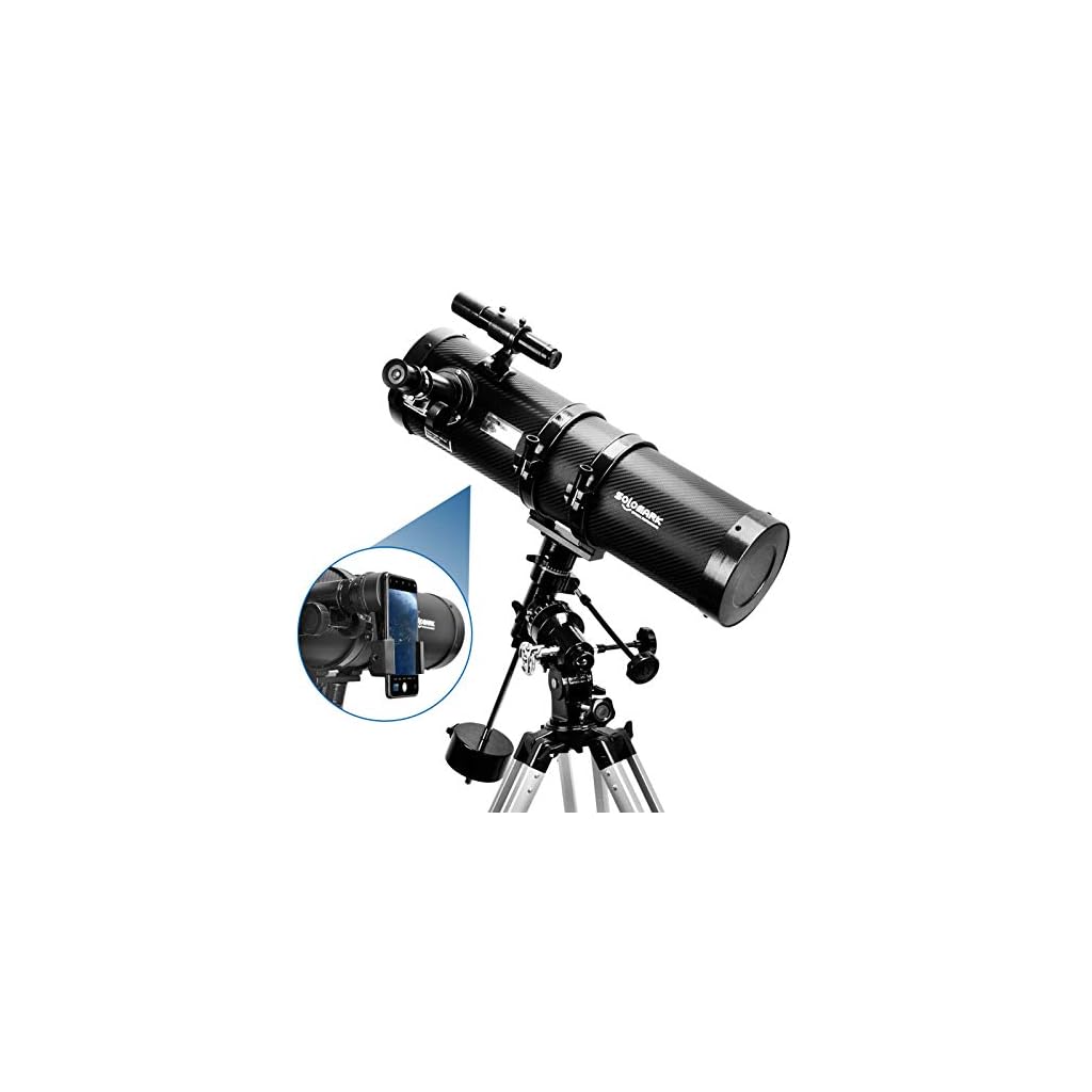 TELMU Telescope for Beginners, 114mm Aperture 500mm AZ Mount