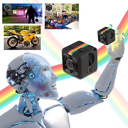 Mini Spy Camera Night Vision 1080P Nanny Cam Mini Camera Secret Camera spy cams best Digital Small HD Super Portable with Night Vision and Motion Detection Security Cameras for Home Car Drone Office