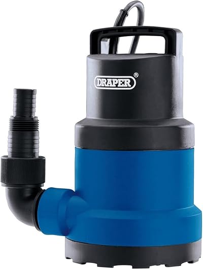 Draper 250W Portable Submersible Clean Water Pump 6480 l/h