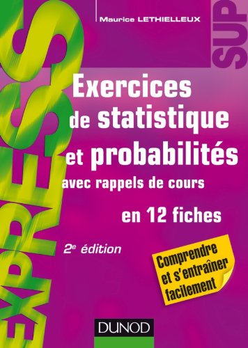 Exercices de statistique et probabilités